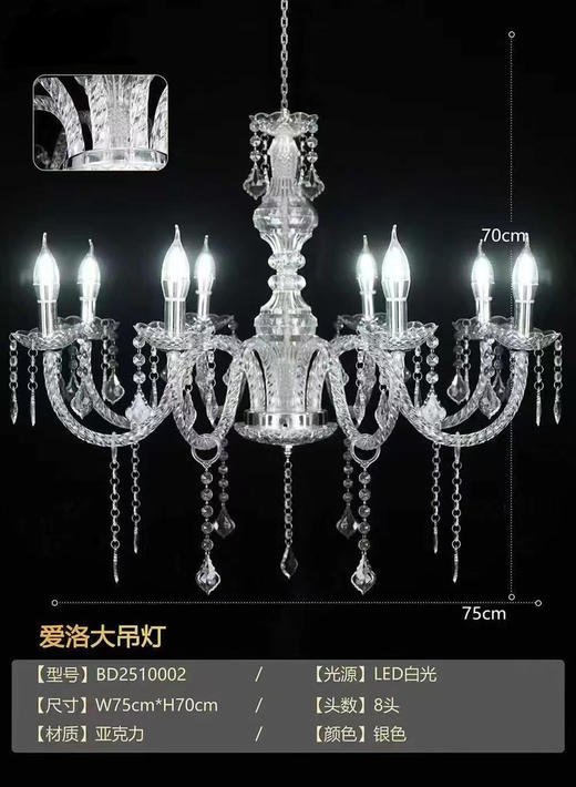 爱洛大吊灯（运费自理） 商品图0