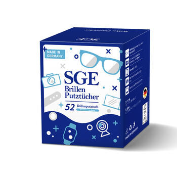 可茵慈SGE一次性眼镜清洁湿巾52片*3盒装德国原装进口眼镜布屏幕清洁纸 /家庭清洁/纸品 /清洁纸品 /一次性清洁/护理纸品 商品图1