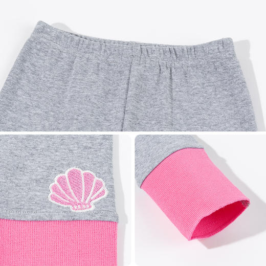 迪士尼小美人鱼套装春新款女童亲肤柔软T恤长裤运动休闲两件套ZD1FT010 商品图8