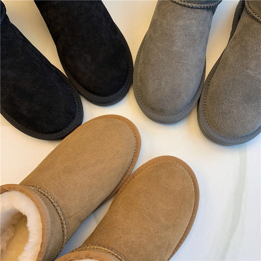 真皮毛一体！100羊毛加厚保暖棉鞋雪地靴女2026年冬季新款！ 商品图2