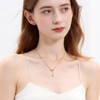 三彩2026新款路路通吊坠Y字项链轻奢锆饰个性通勤约会设计感简约 商品缩略图1