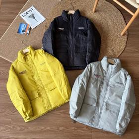 F010733寒冬御寒户外日常通勤百搭款立领羽绒服男女同款