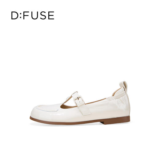 Dfuse迪芙斯2026春季新款方头T字带松紧带后跟舒适软底玛丽珍单鞋女鞋DFE1111067 商品图12