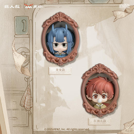 《非人哉官方店》鹿鸣联名遇见名画系列呦呦豆迷你盲盒动漫手办摆件 商品图2