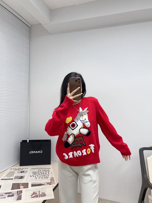 赛琳 马年新春限定女款针织衫(SS) 商品图5