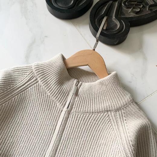 F010771运动毛衣夹克立领毛衣外套针织衫 商品图7