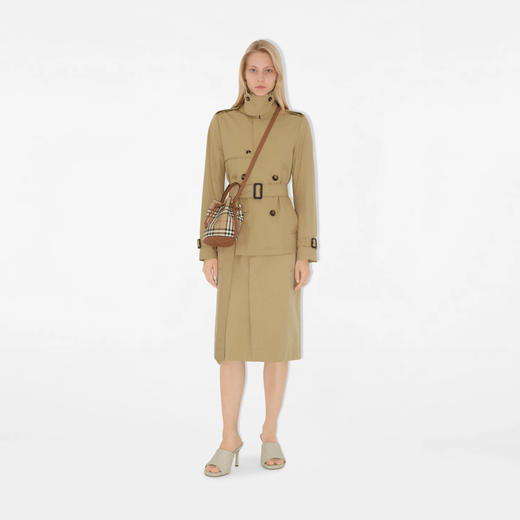 BURBERRY 巴宝莉 女士迷你格纹水桶包 格子 8109794 A9534 商品图4