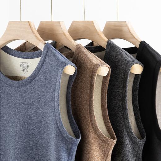 羊毛蚕丝黑金石墨烯整件无痕保暖背心 商品图5