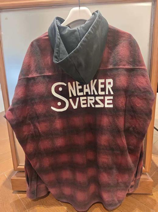 ATSV|sv系列连帽宽松休闲格子衬衫172611604V 商品图2