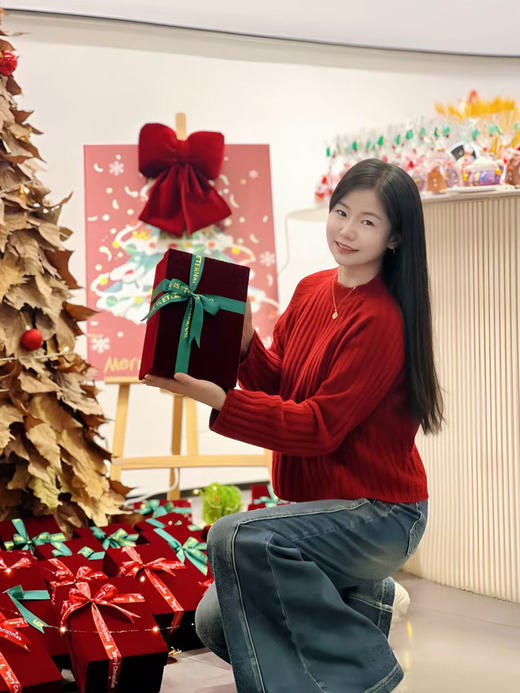 【板娘同款推荐 羊绒衫】新增新年红大码 新年红红火火！全球奢牌同等山羊绒原料阿尔巴斯山羊绒 让姐妹们用实实在在源头价穿高定的感觉！ 商品图2