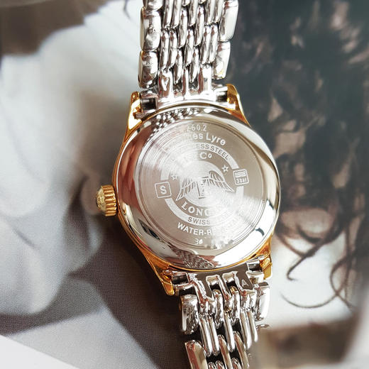 【95新】Longines浪琴L4.260.2.12.7自动机械日期显示25mm（女款）优雅系列  精钢镀金 231225TB23 商品图5