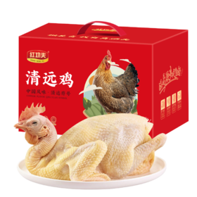 红功夫清远鸡礼盒1.1kg*2