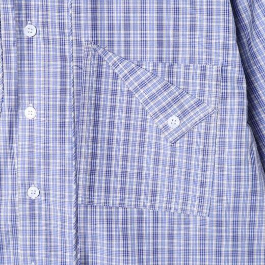 B8031SDSA男士秋冬新款痞帅男装美式复古格子连帽长袖衬衫百搭开衫衬衣 商品图3