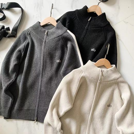 F010771运动毛衣夹克立领毛衣外套针织衫 商品图2