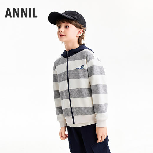 【实体店同款】男童针织外套春季新款安奈儿童装AB615029 商品图1