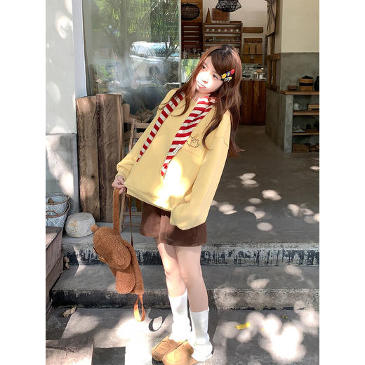 <曾小咸推荐>3.16现货秒杀 ！微信超特价！韩系多巴胺加绒卫衣 日常189.99 立减100 秒杀89.99！！ 商品图1