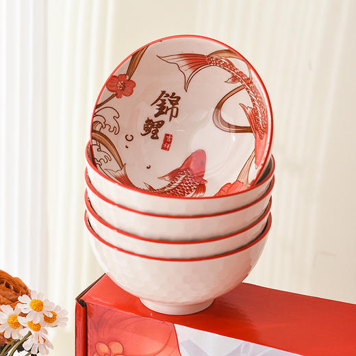 礼品套碗餐具礼盒套装碗陶瓷碗筷套装小礼品做活动开业伴手礼套碗 商品图2