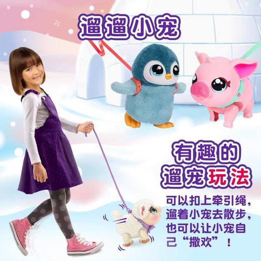 Little Live Pets爱宠遛遛乐企鹅小猪羊互动仿真动物玩偶儿童玩具 商品图2