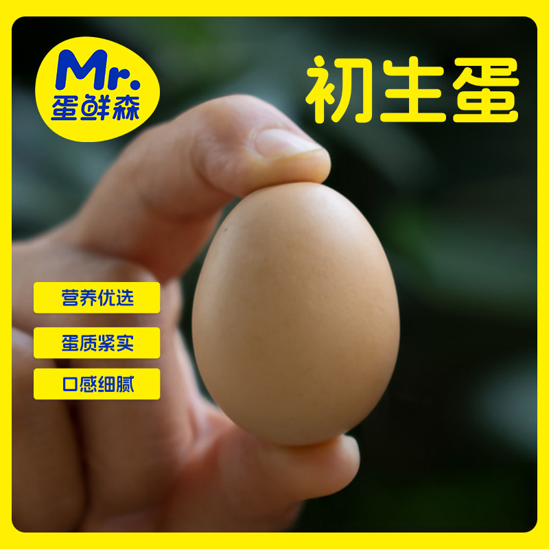 一年只卖一个月 限量2000盒 蛋鲜森金奖无抗初生蛋 蛋鲜森可生食土鸡蛋 顺丰/京东发