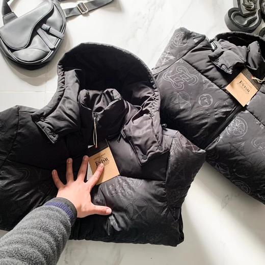 F010770满地家花连帽通勤羽绒服防寒休闲夹克厚款保暖外套 商品图5