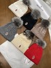 蒙口 狐狸毛毛球针织帽组（COCO） 商品缩略图1