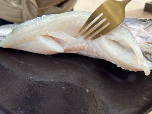 开背海鲈鱼  肉质细腻厚实 去内脏去腮去鳞  大规格单条600g/条 商品图5