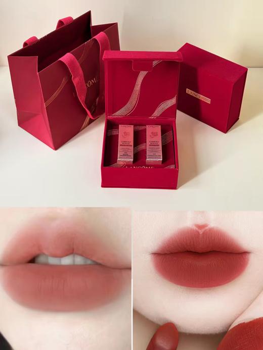 【特惠】兰蔻26情人节限定丝绒口红礼盒280 296 196圣诞新年礼物 商品图6