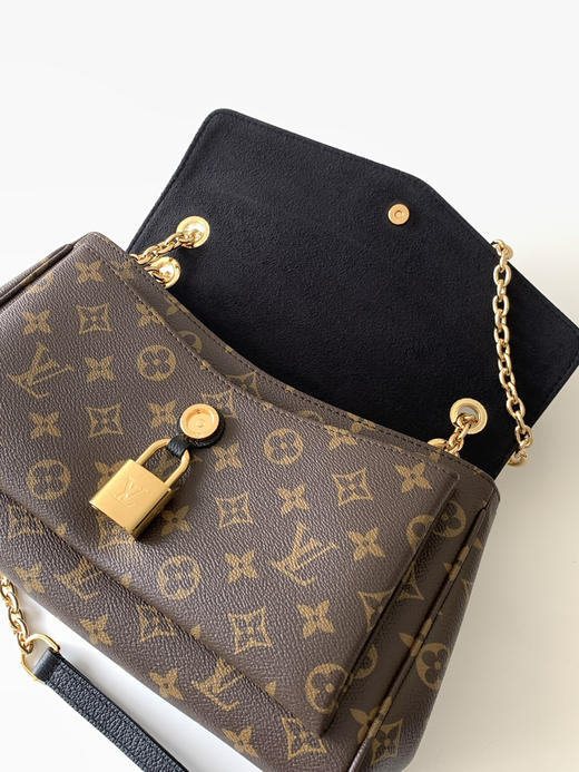 秋冬特惠💰1350 渠道级LV 【全钢五金 MB163c01变码芯片】te级LV 全套包装 M26285黑色 Saint-Germain PM手袋 商品图6