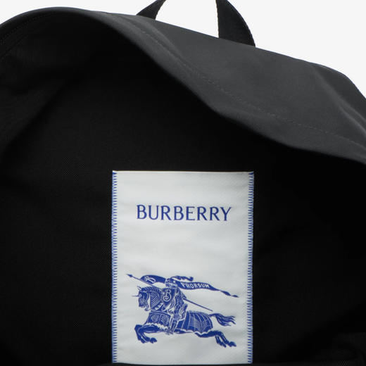 BURBERRY 巴宝莉 男士马术骑士印章刺绣奥克尼双肩背包 黑色 8111330 A1189 商品图3