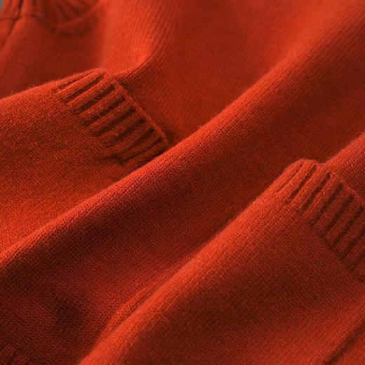 F010751马甲2025冬季新款时尚V领大口袋红色无袖羊毛马甲背心坎肩女 商品图13