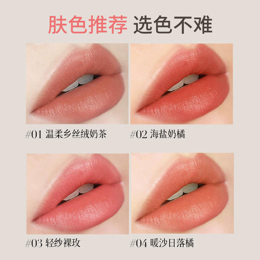 「唇间撩拨 轻薄入雾」官网旗舰直发！【英国annaiyan黑钻聚焦哑雾不沾杯口红】匠心马年专属口红 自然持色 细腻丝滑 百搭不挑皮 持久不粘杯 丝绒哑光质感 四色可选 商品图3