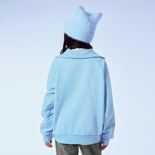PUMA彪马官方正品 新款儿童女童秋冬长袖卫衣海军领休闲大方 商品图3