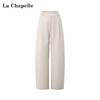 天猫同步【垂感镰刀裤】拉夏贝尔/La Chapelle时尚宽裤袢设计感休闲裤女高腰显瘦百搭阔腿长裤★ 商品缩略图0