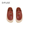 Dfuse迪芙斯2026春季新款包头编制手工感麻线鞋底穆勒拖鞋半包头拖鞋女鞋DFE1110074 商品缩略图10
