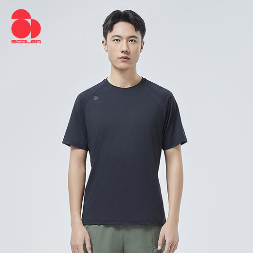 +【乐粉专属】SCALER/思凯乐春夏男女户外运动速干T恤圆领弹力半袖短袖 F4115568 商品图0