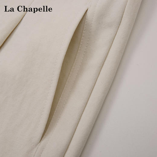 天猫同步【垂感镰刀裤】拉夏贝尔/La Chapelle时尚宽裤袢设计感休闲裤女高腰显瘦百搭阔腿长裤★ 商品图2