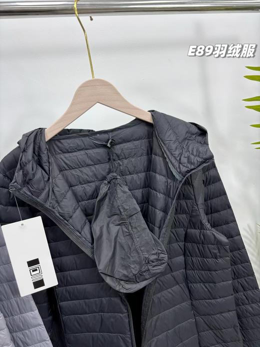 F010754告别臃肿女士轻暖系列中长款白鸭绒羽绒服 商品图13