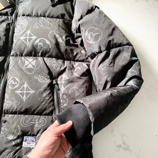 F010770满地家花连帽通勤羽绒服防寒休闲夹克厚款保暖外套 商品图13