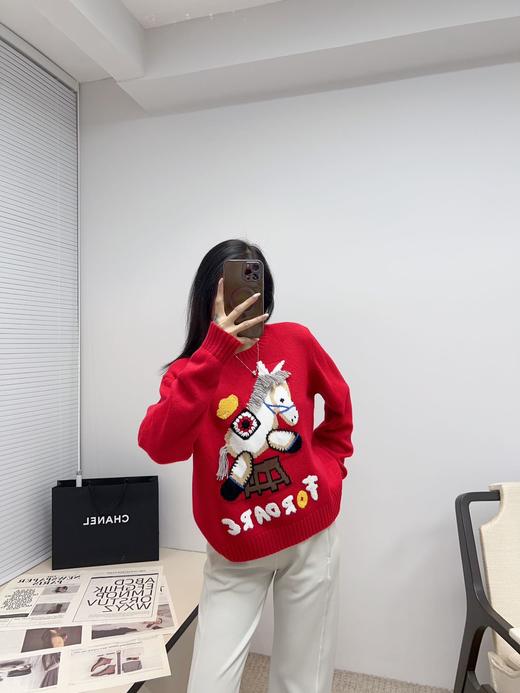 赛琳 马年新春限定女款针织衫(SS) 商品图4