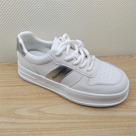 2025春季新款豪行女单鞋25163888女生百搭时尚休闲小白鞋软底板鞋 商品图0