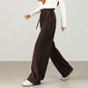 【1/21新品】熙世界加绒裤子女外穿加厚糯米裤阔腿长裤2025冬季今年流行梧桐裤 商品缩略图4