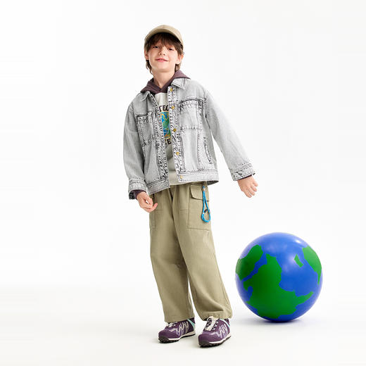 【实体店同款】男童夹克外套春季新款安奈儿童装AB615027 商品图5