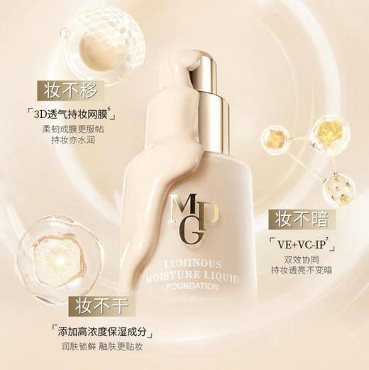 毛戈平 光感柔润 水奶油粉底液 30ml 商品图1