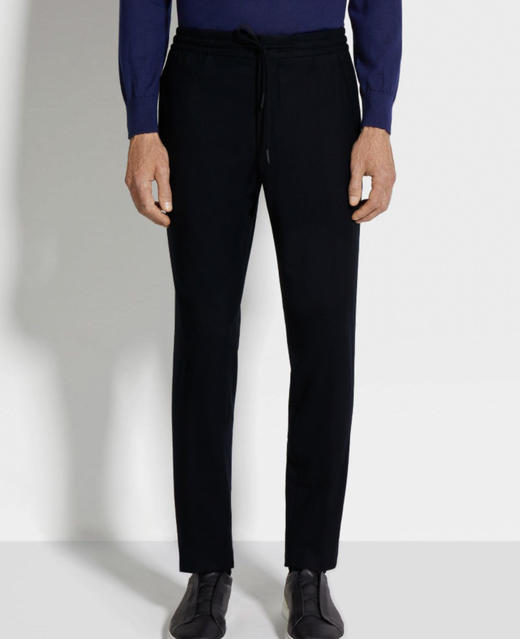 高端精品意式男士报恩裤醋酸羊毛西装休闲裤 商品图12