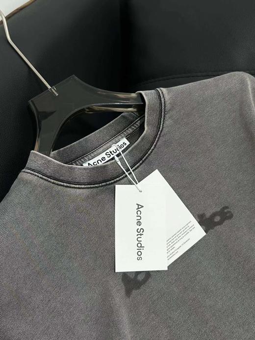 F010720砂磨重工水洗做旧纯棉圆领卫衣男女同款 商品图11