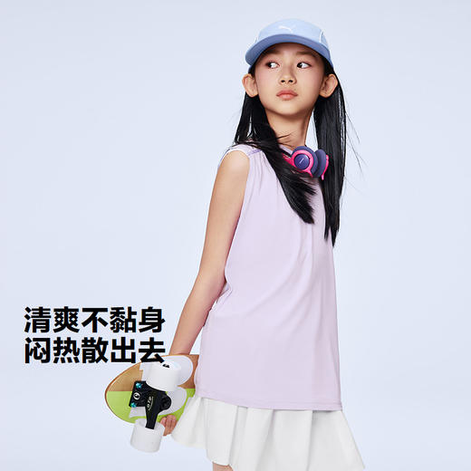 PUMA彪马童装2026春季新款儿童针织背心马甲吸湿速干活力 商品图2