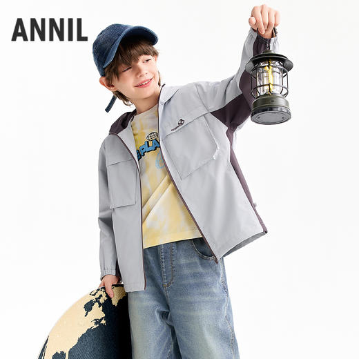 【实体店同款】男童梭织外套春季新款安奈儿童装AB615026 商品图2