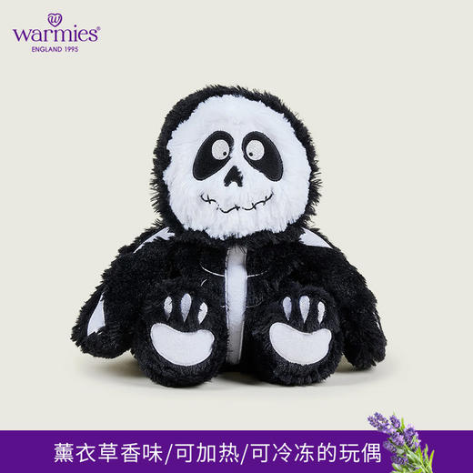 英国warmies 搞怪骷髅安抚玩偶公仔送礼毛绒可加热抱枕 商品图1