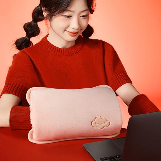 彩虹免洗亲肤绒插手电热暖手宝T322-F（粉色）【分仓直发，72小时发货，周末节假日不发货】 商品图4