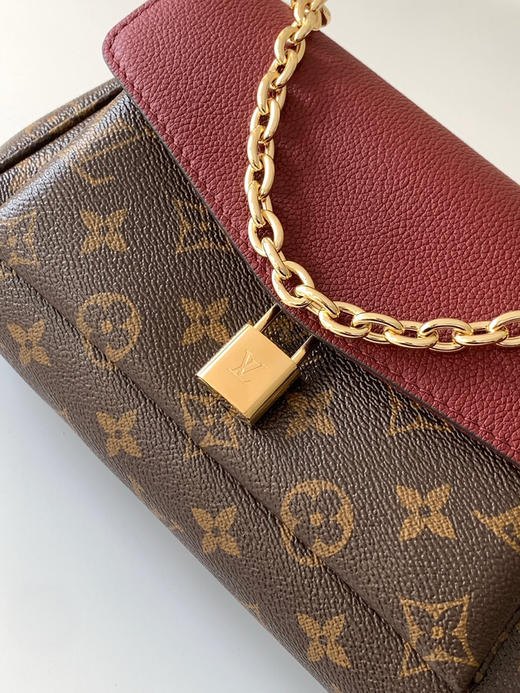 秋冬特惠💰1320 渠道级LV【全钢五金 MB163c01变码芯片】te级LV 全套包装 M27067酒红 这款BB手袋 商品图4